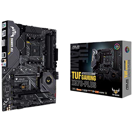 ASUS AM4 TUF Gaming X570-Plus (Wi-Fi) (2nd/1st Gen AMD Ryzen) ATX Motherboard