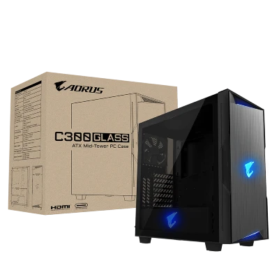 Aorus Gigabyte AC300W Mid-Tower PC Case(Black) (1).webp
