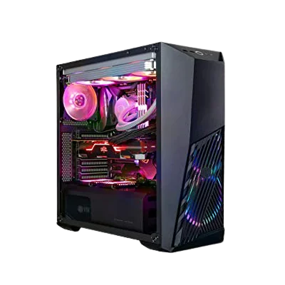 Cooler Master MasterBox K501L RGB Mid Tower Gaming Cabinet with Pre-Installed Fans and Tempered Glass Side Panel.webp