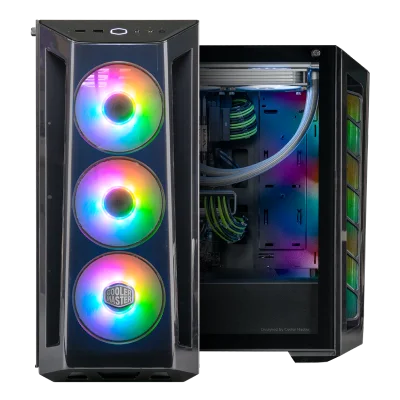 Cooler Master MasterBox MB520 RGB Steel/Plastic/Tempered Glass ATX Mid Tower Computer Case