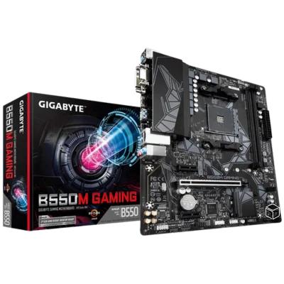 GIGABYTE B550M Gaming with Pure Digital VRM Solution, PCIe 4.0/3.0 x4 M.2,0, Smart Fan 5, Q-Flash Plus RGB Fusion 2.