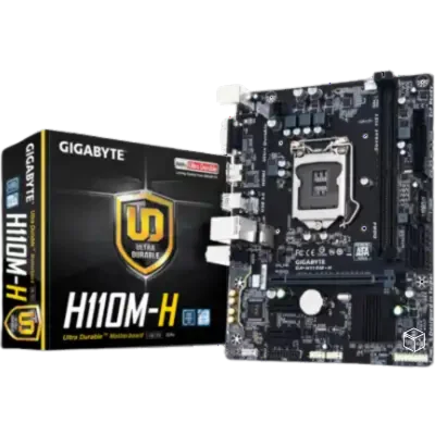 Gigabyte H110M-S2 Motherboard Support G4400 Processor, 7th Generation PC