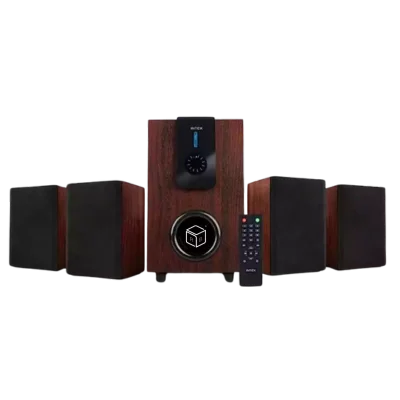 Intex Choral 15 Watt + 10 x 4 Watt 4.1 Channel Wireless Bluetooth Multimedia Speaker (Black)