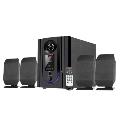 Intex IT-301 FMUB 60 Watt 4.1 Channel Wireless Bluetooth Multimedia Speaker (Black)