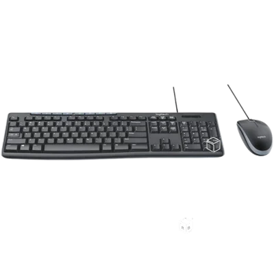 Logitech Media Combo MK200 Full-Size Keyboard and High-Definition Optical Mouse
