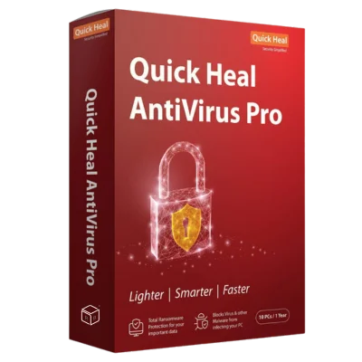 Quickheal® Antivirus Pro Win (10pc) (Desktop) (1yr)