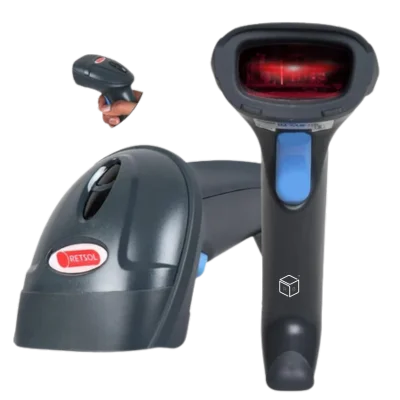 Retsol D-1020 2D Quick Read capability USB Interface Laser Barcode Scanner