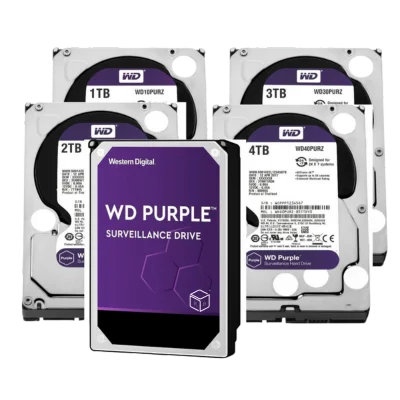 WD 1TB / 2TB / 4TB / 6TB Purple Surveillance Desktop Internal Hard Drive