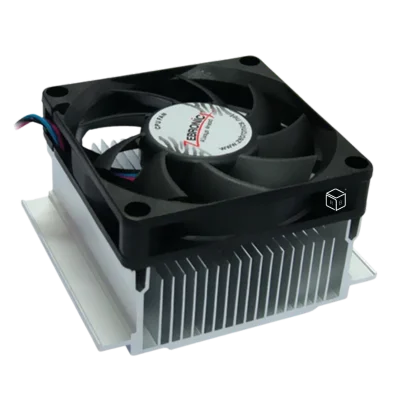Zebronics Socket 478 CPU Fan 70mm Cooling fan Heatsink For Socket LGA 478 For P4, Pentium 4, Celeron-D use CPU Cooler